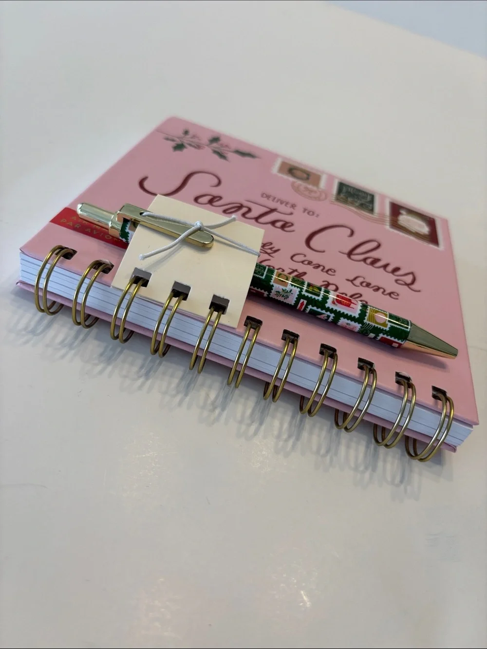 Fringe Festive Letter to Santa Spiral Notebook and Pen Set